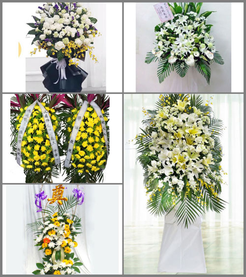 四川凉山州白事花篮预定
